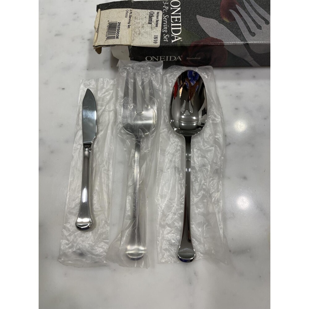 NIB Oneida Othenia 3-Piece Serving Set